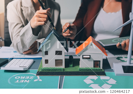 Carbon offset price report CO2 emission. Future growth Net zero waste in ESG ethical SME office protect climate change global warming social issues project. Group of asia people Eco friendly SDGs plan Carbon offset price report CO2 emission. Future growth Net zero waste in ESG ethical SME office protect climate change global warming social issues project. Group of asia people Eco friendly SDGs plan 120464217