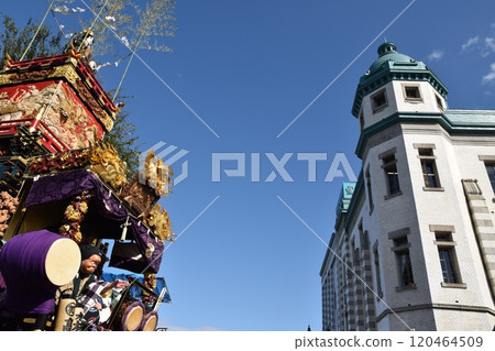 晴天川越祭的風景,埼玉縣 晴天川越祭的風景,埼玉縣 120464509