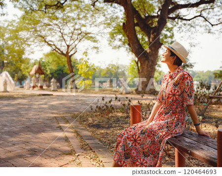 Travel to Ancient City of Ayutthaya, Thailand 120464693