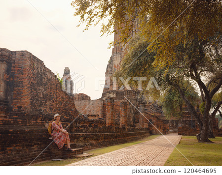 Travel to Ancient City of Ayutthaya, Thailand 120464695