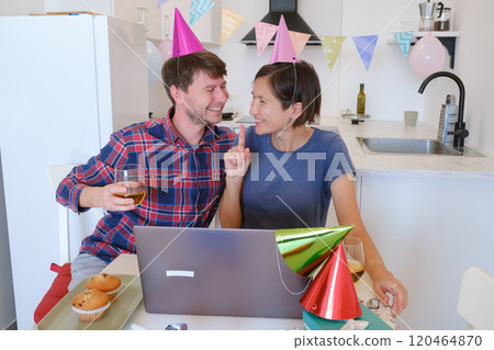 Happy Birthday at Home concept. 120464870