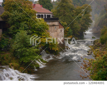 Travel to Village of Rastoke near Slunj in Croatia Travel to Village of Rastoke near Slunj in Croatia 120464891