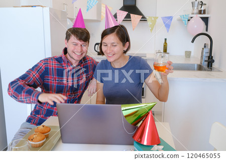 Happy Birthday at Home concept. 120465055