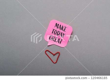 The heart and the words convey a message of positivity and encouragement 120466185