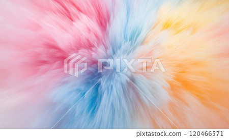 Abstract burst of pink, blue, and yellow vibrant colors, dynamic motion. Creative art and expression concept Abstract burst of pink, blue, and yellow vibrant colors, dynamic motion. Creative art and expression concept 120466571