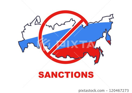 The country of Russia and the sanctions imposed against it. 120467273