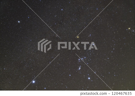 春天的星空：獵戶座和冬季大三角 120467635