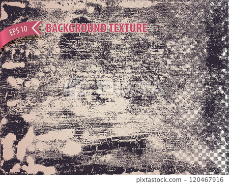 Rough overlay texture of old wood with woodworm and scuffs effect. Abstract background to imitate vintage scrapes, scratch, roughness, cuts. Vector backdrop. Rough overlay texture of old wood with woodworm and scuffs effect. Abstract background to imitate vintage scrapes, scratch, roughness, cuts. Vector backdrop. 120467916