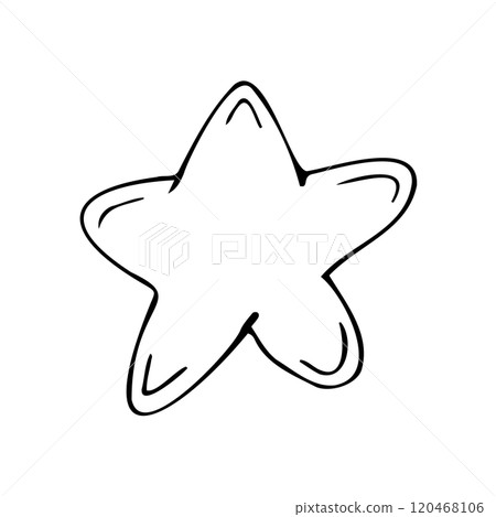 Hand drawn frame icon. Border line doodle sketch, square frame scribble design element isolated Hand drawn frame icon. Border line doodle sketch, square frame scribble design element isolated 120468106