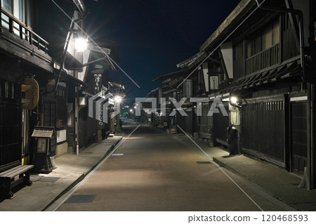 [Narai-juku streetscape (night)] Narai, Shiojiri City, Nagano Prefecture 120468593