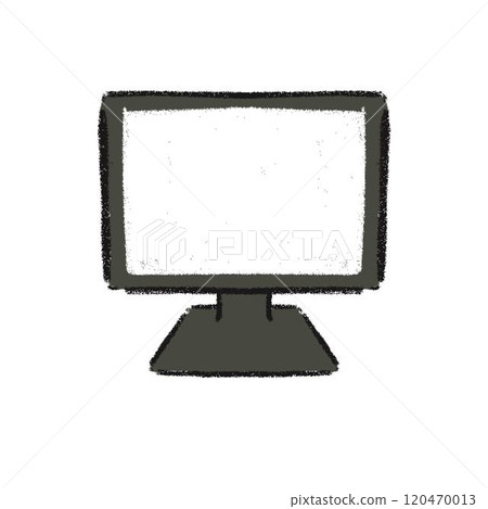 Desktop computer icon (black) 120470013