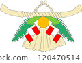 Illustration of cute shimenawa 120470514