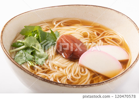 Kishu Nankou Plum Nyumen (warm somen noodles) Kishu Nankou Plum Nyumen (warm somen noodles) 120470578