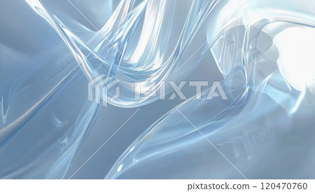 A shiny background material with dreamy fluidity and smooth curves 120470760