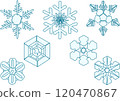 Cute snowflake illustration 120470867