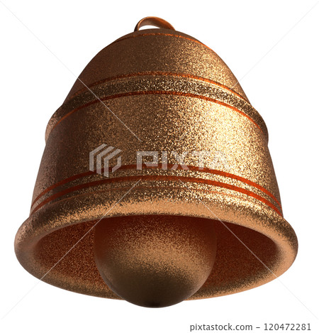The  Christmas Bell for Holiday concept 3d rendering. 120472281