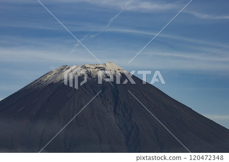 從富士宮市看到的富士山頂 120472348