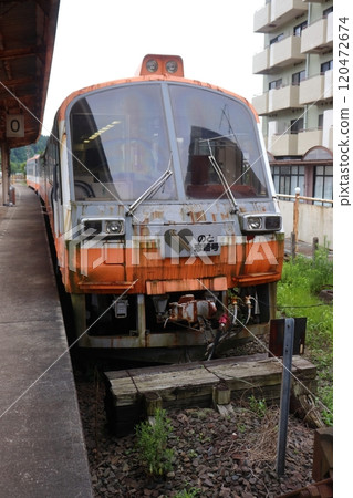 Noto Railway Former Noto Anamizu Station and former panorama car 120472674