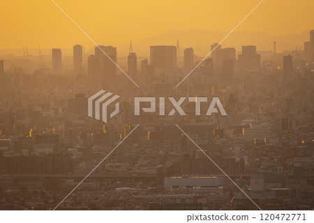 大阪額田山展望台的夜景 120472771