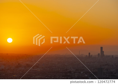 大阪額田山展望台的夜景 120472774