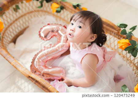 2 year old girl's birthday 120473249