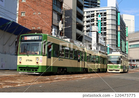 [廣島電鐵] 3700型、800型（幹線：猿橋町～場町） 120473775