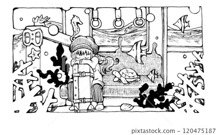 Undersea train 120475187