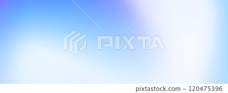 Light purple blue gradient background. Soft pastel winter wave wallpaper. Smooth blurry cold color backdrop for poster, brochure, leaflet, banner, booklet. Calm water surface texture. Vector 120475396