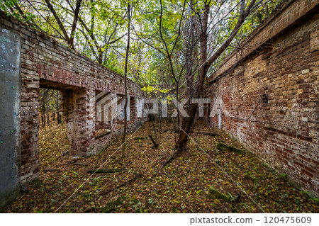 The ruins of a building The ruins of a building 120475609