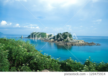 <Seascape> The sea as seen from Uozugasaki Park 120475914