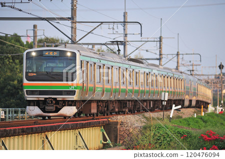Takasaki Line Okabe-Honjo JR East E231 series 1000 series K-42 formation (Kouzu) 120476094