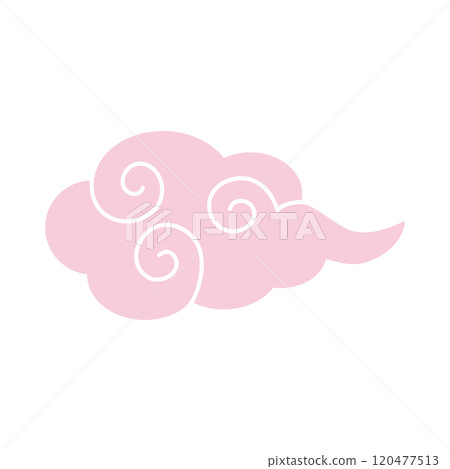 Spiral clouds for celebrations and design 120477513