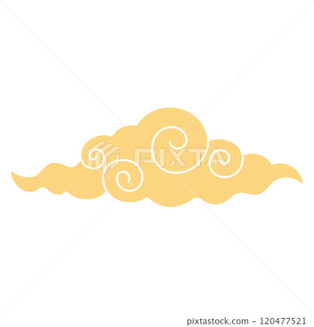 Spiral clouds for celebrations and design 120477521