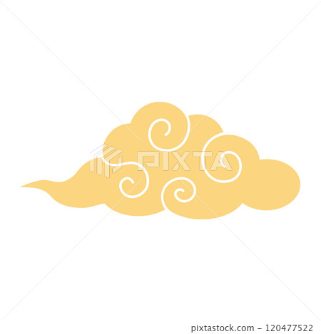 可用於慶祝活動和設計的旋轉雲 可用於慶祝活動和設計的旋轉雲 120477522