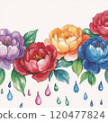 Beautiful Oil Paint Floral Masterpieces 120477824