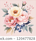 Beautiful Oil Paint Floral Masterpieces 120477828