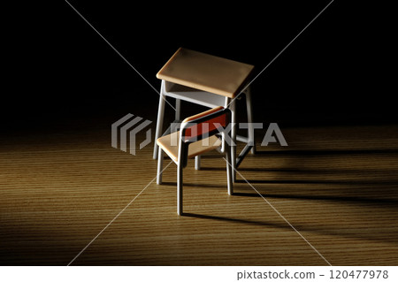 微型書桌和椅子 微型書桌和椅子 120477978