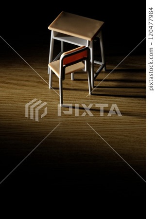 Miniature desk and chair Miniature desk and chair 120477984