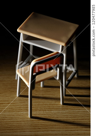 Miniature desk and chair Miniature desk and chair 120477985