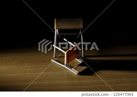 微型書桌和椅子 微型書桌和椅子 120477991