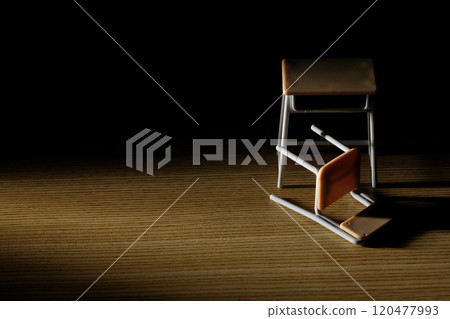 Miniature desk and chair 120477993