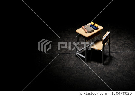 微型書桌和椅子 120478020