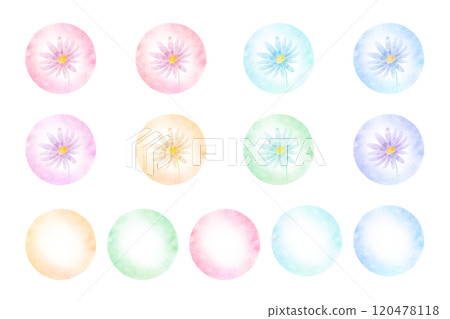肥皂泡和鮮花 120478118