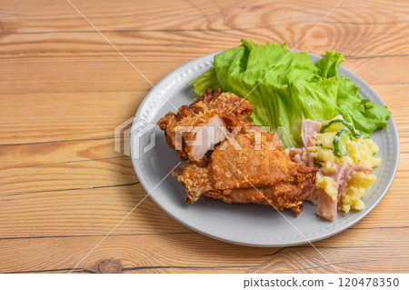 fried chicken fried chicken 120478350