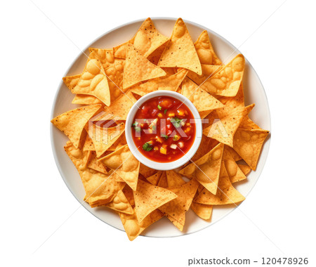 Nachos Chips 120478926