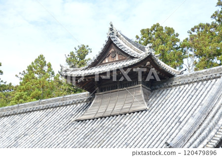 Kuri (small roof of the kuri (Zuiganji Temple/Matsushima Town, Miyagi County, Miyagi Prefecture) 120479896