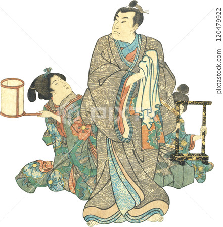 Kiyomori Taira 的浮世繪插圖 120479922