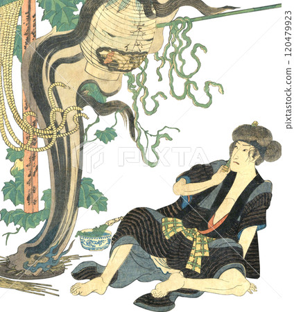 浮世繪插圖 四谷鬼故事 120479923