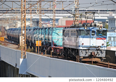 Musashino Line Nishi-Urawa - Kita-Asaka JR Freight EF65-2087 (Shin-Tsurumi) 120480492