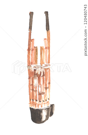 水彩繪製的笑聲插圖 120480743